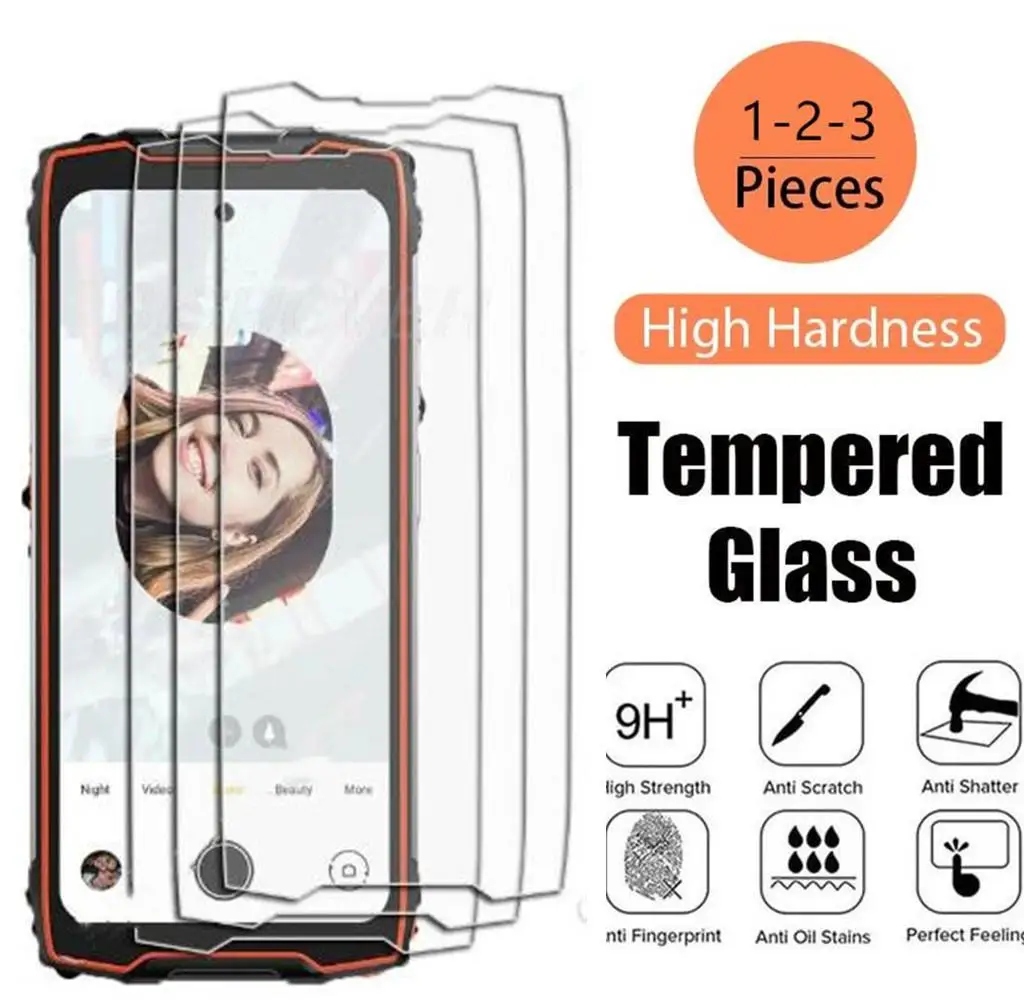 Tempered Glass On FOR Blackview BV9300 Pro 6.7" BlackviewBV9300 BV9300Pro BV 9300 Screen Protective Protector Phone Cover Film