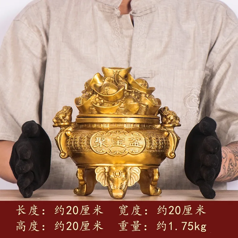Copper , Yuanbao , Golden Toad Ruyi, Money Treasure Bowl