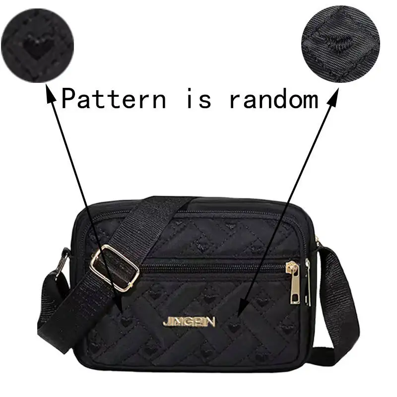Neue Damenhandtasche mit Stickerei, großes Fassungsvermögen, bequeme Unterarmtasche, Reißverschluss, tragbare Schultertasche für Damen – Detail 6