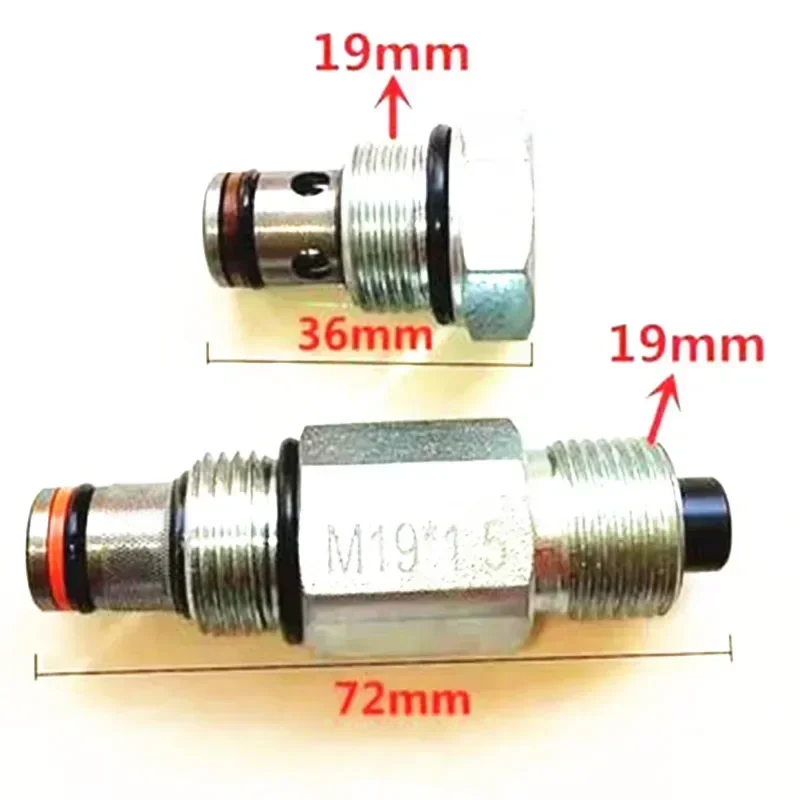 

1pc/1Set Lowering Valve 72mm 19mm Pressure Relief Valve For Auto Lift Car/ Hoist Machine Part