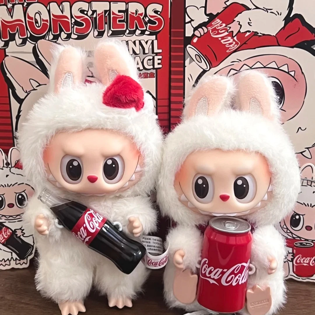 

POP MART LABUBU THE MONSTERS COCA-COLA Series Vinyl Face Blind Box Toys Pendant Trendy Kawaii Surprise Dolls in Stock
