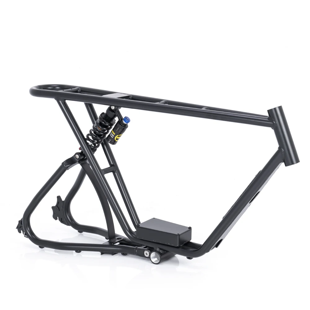 Ebike Frame With KKE Rear Shock 6061 Aluminum Alloy Material for Fat Bike Use