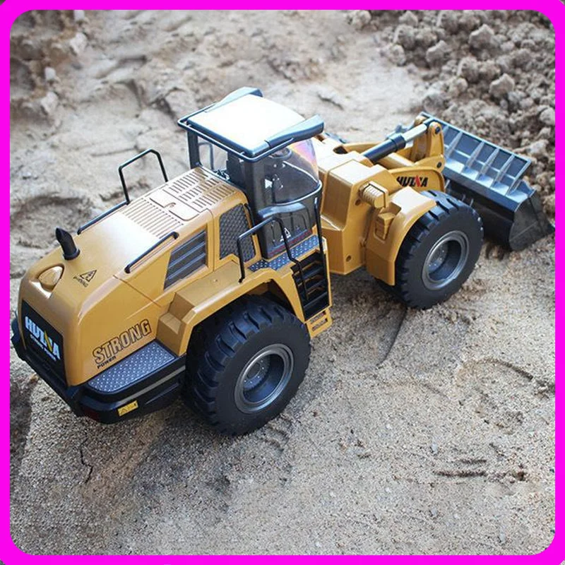 Huina 1583 Excavator Bulldozer Loading Truck 1:14 Full Scale Ten Way Loading And Unloading Machine Model Engineering Vehicl Gift