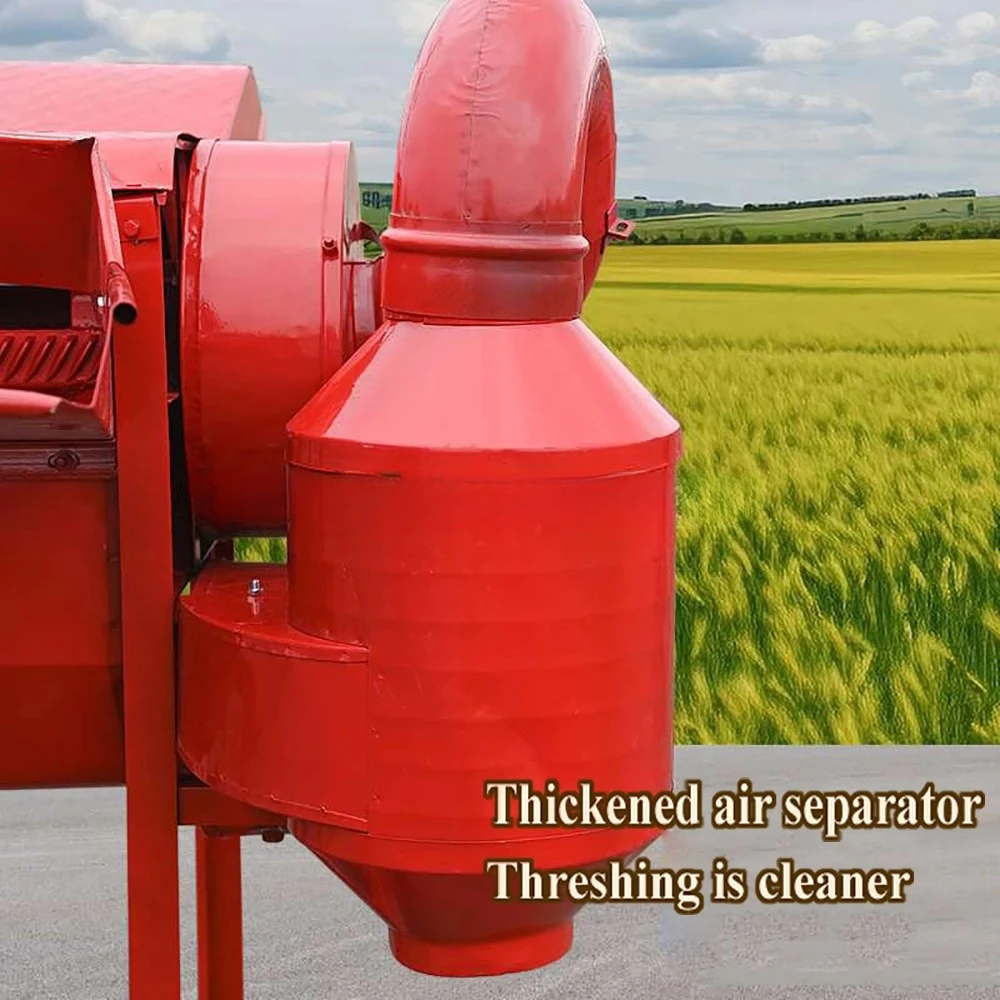 Multifunctional Grain Thresher Sheller Machine For Corn Rice Wheat Paddy Soybean Bean Crop Threshing Peeling