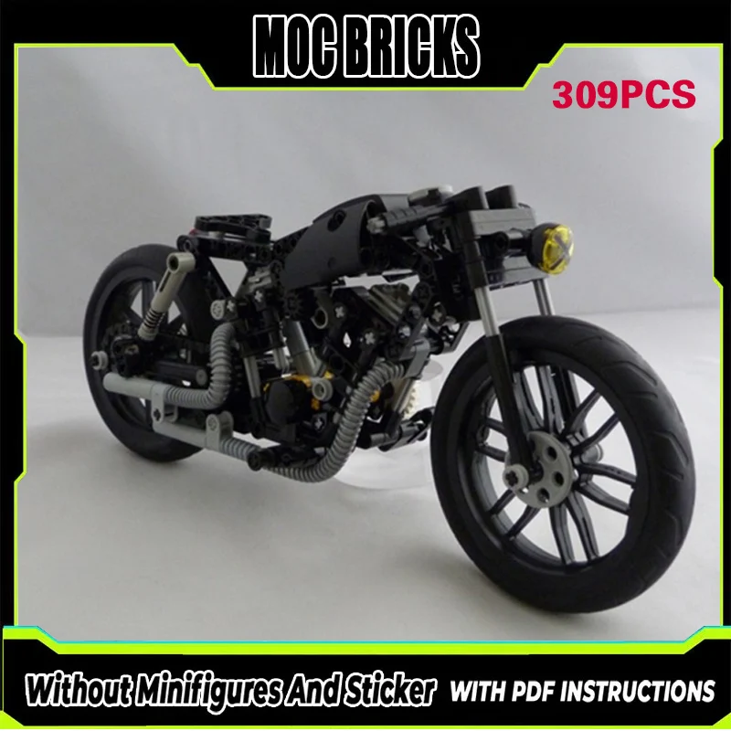 

Конструктор MOC: Модель городского автомобиля и ретро-мотоцикла, высокопроизводительный, модульный, технологичный. Подарки, праздничный набор для сборки, детская игрушка.