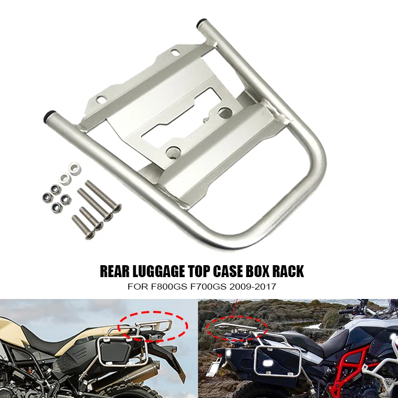 

Motorcycle Rear Luggage Top Case Box Rack Accessories For BMW F800GS F700GS F 800GS F 700GS F 800 GS F 700 GS 2009-2017 2016