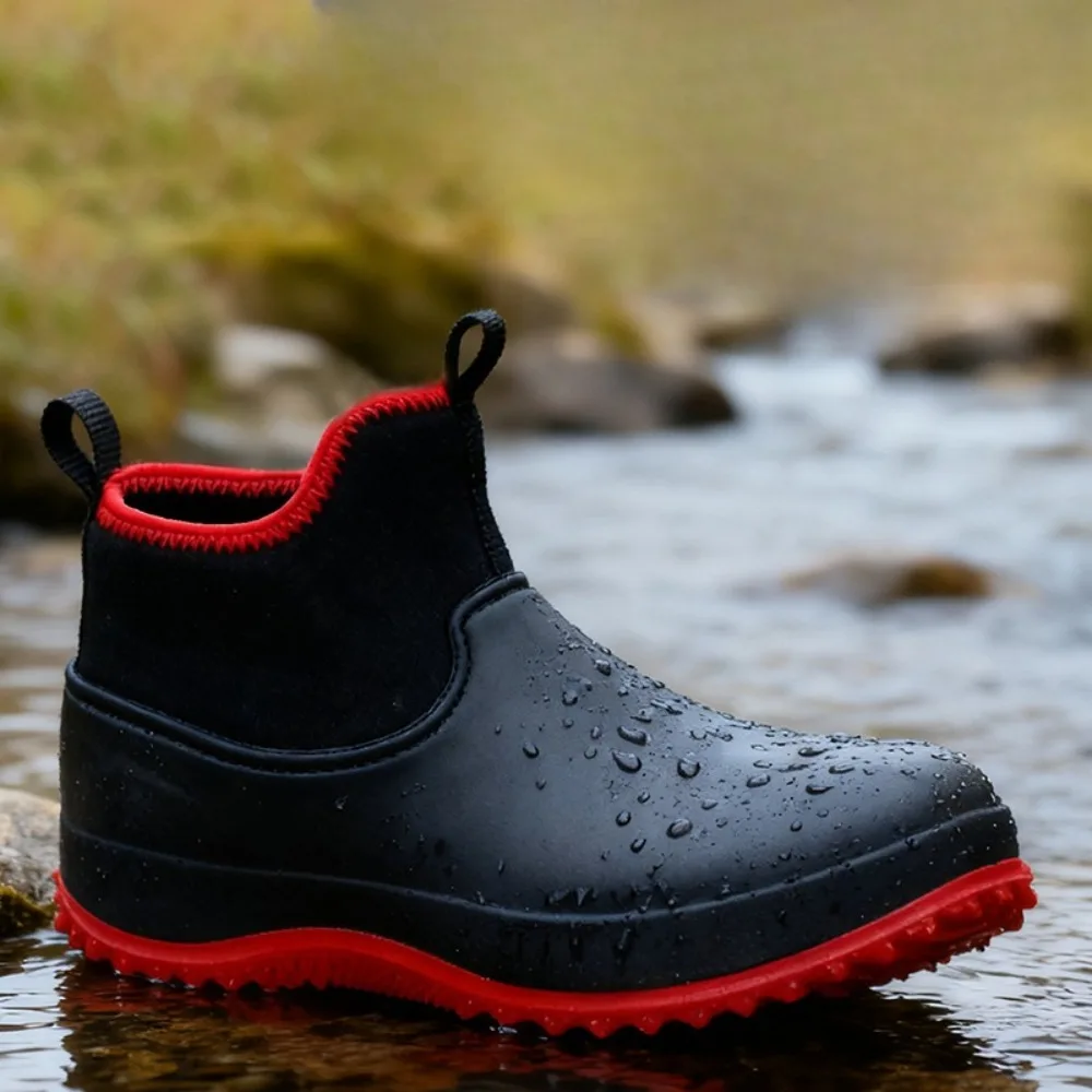 

Нескользящая подошва из ЭВА 2025 года, непромокаемая обувь с короткой трубкой, резиновая обувь для воды/кухни, бахилы, обувь для мытья автомобиля, обувь для рыбалки, пара