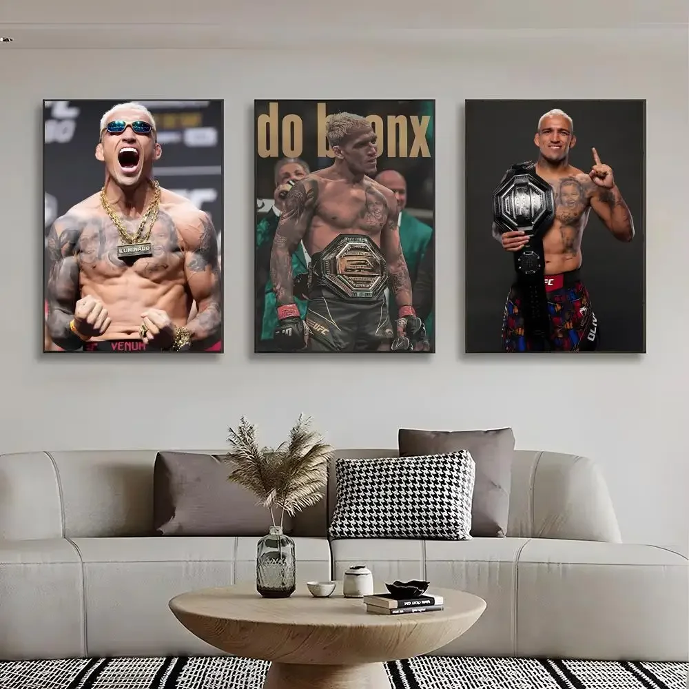 Mma Charles Oliveira Poster Wall art print art suitable for living room bedroom bar parlor home decor gift