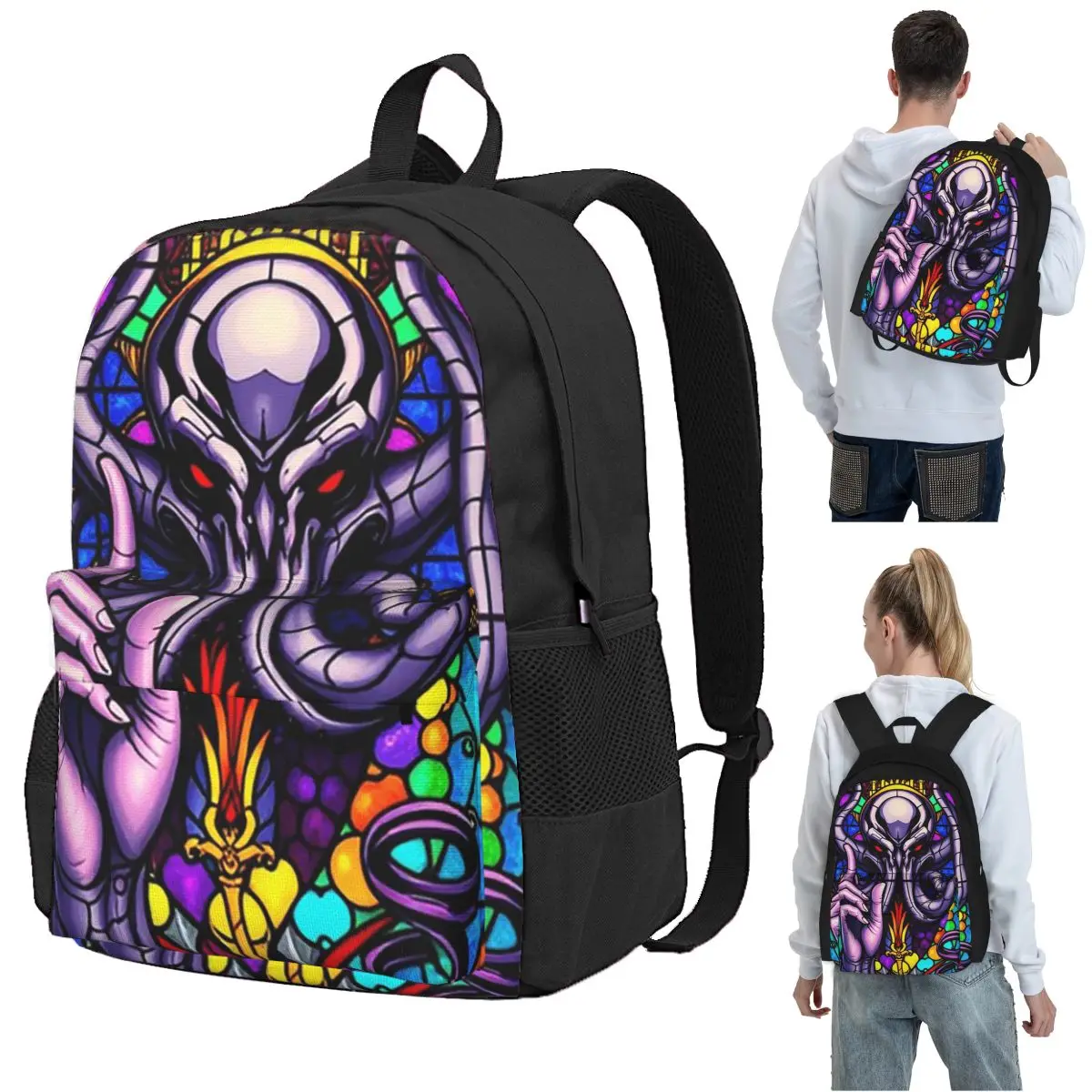 

Cosmic Being Cthulhu Backpack Student BookBag Children School Bag Computer Shoulder Bags for Boys Girls