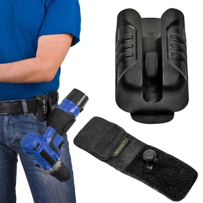 

Tool Holster Portable Drill Pouch Spider Tool Holster Hammer Holster Set Self Locking Quick Draw Belt Holster Clip Hammer Tab