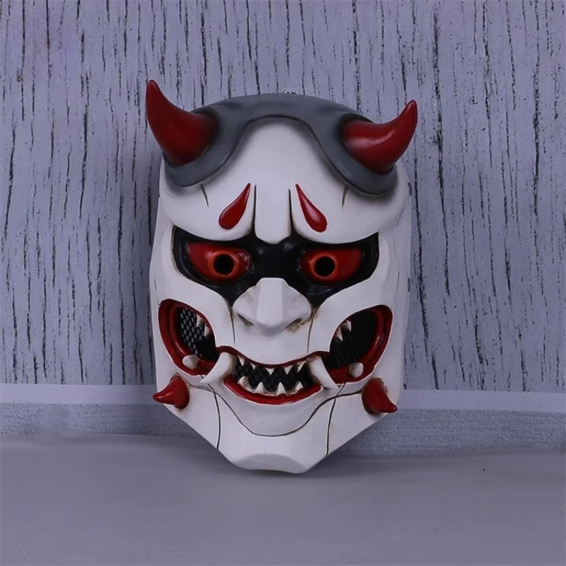 Halloween Horror Death Resin Mask Full Face Watchman Pioneer Evil Masks Masquerade Party Costume Cosplay Props Gift Adult Size