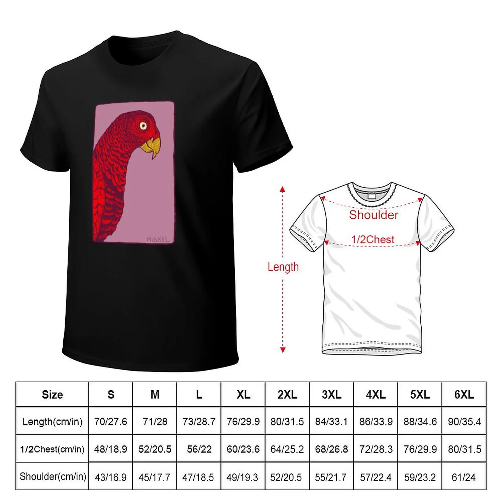 The Red Bird T-Shirt t shirts cotton 100% T-Shirt