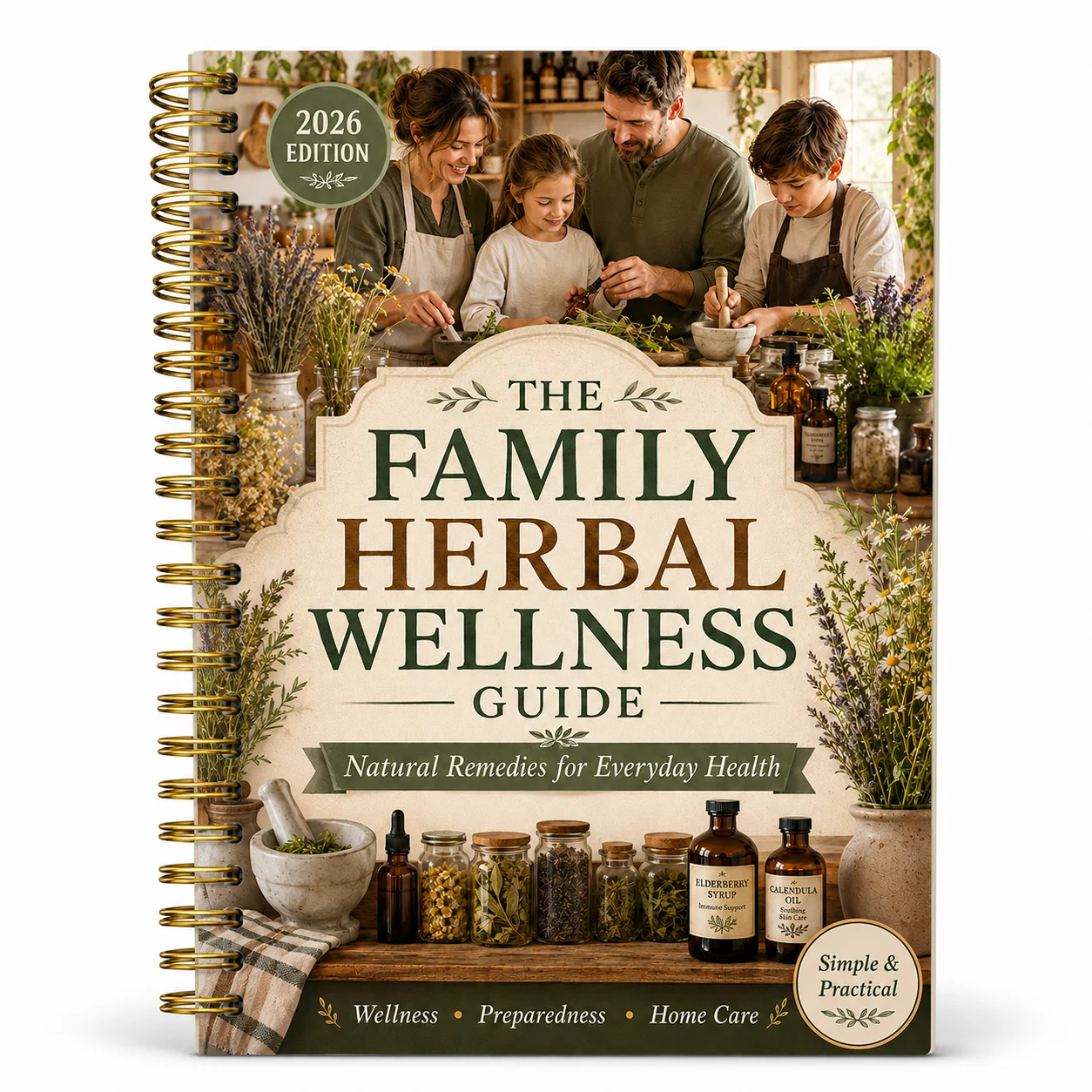 ファミリーハーブウェルネスガイド 2026年版 日常の健康の - Herbal Wellness Remedy のレビューと価格