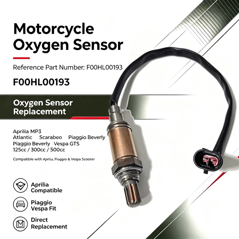 F00HL00193 Motorcycle Oxygen Sensor For Aprilia MP3 Atlantic Scarabeo Piaggio Beverly Vespa GTS 125cc 300cc 500cc