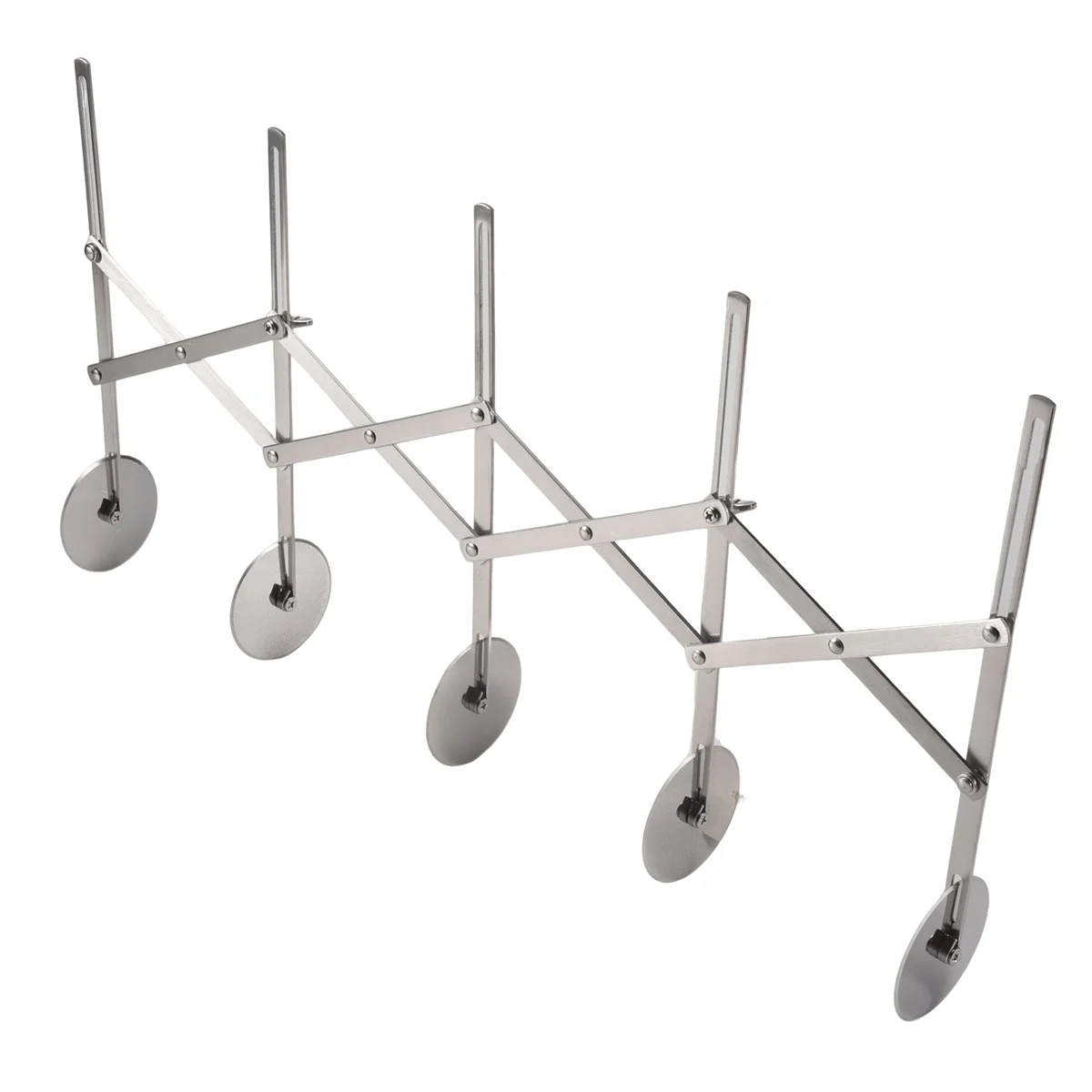 NN89R 5륜 페이스트리 커터 피자 커터 멀티 휠 반죽 커터 확장형 피자 슬라이서 베이킹 커터 롤러 페이스트리 나이프