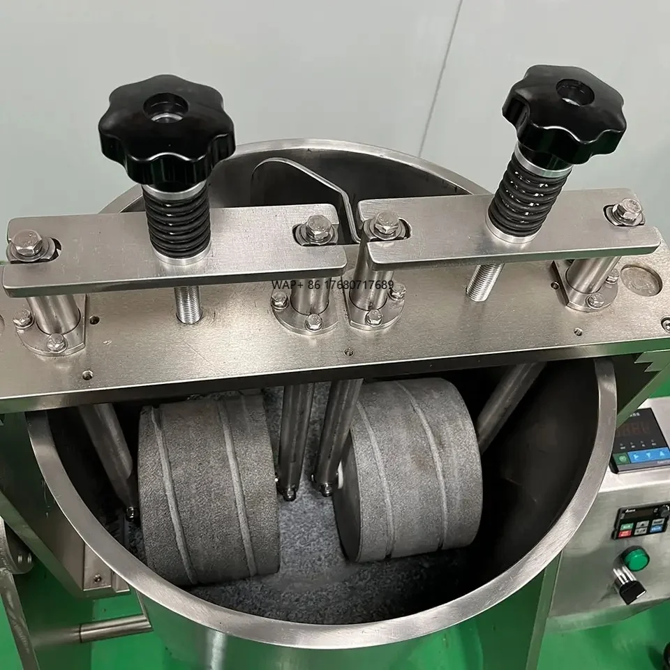 Automatic Small Chocolate Stone Grinder 10 L Chocolate Melanger  Cocoa Bean Processing Machine