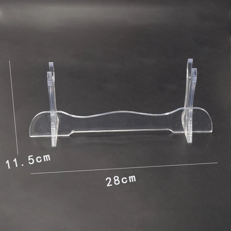 Colección de cómics, dos niveles, soporte acrílico, envío directo, espada mágica de dibujos animados, soporte negro, estante para varita, expositor