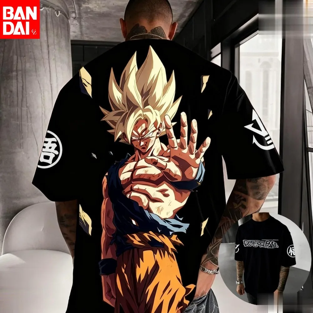 

Новая футболка 2026 года в стиле Dragon Ball Z: 100% хлопок, дышащая, эластичная, удобная и стильная – идеально для фанатов аниме