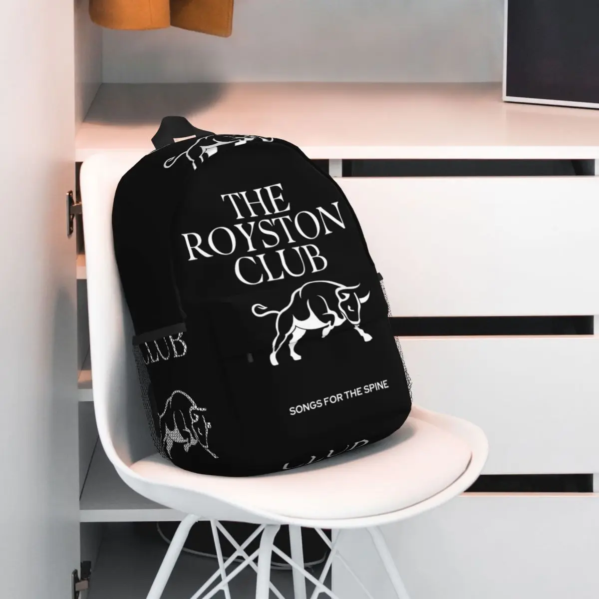 The Royston Club Songs For The Spine Backpack Hot Sale Daypack Large Capacity Boys Girls BookBag Shoulder Bags School Bag