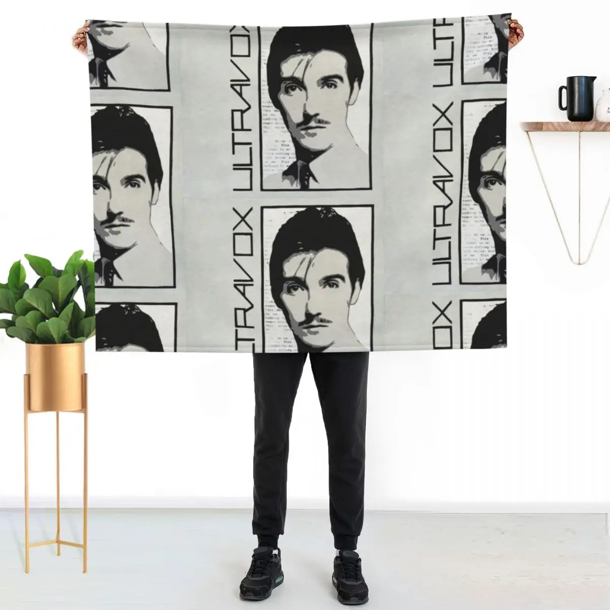 Ultravox (Midge Ure) - Vienna Throw Blanket Single Flannel Fabric decorative blankets and throws Comforter halloween Blankets