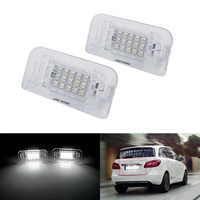 2x 15SMD LED License Number Plate Light For Mercedes Benz B-Class W242 W246 11-19