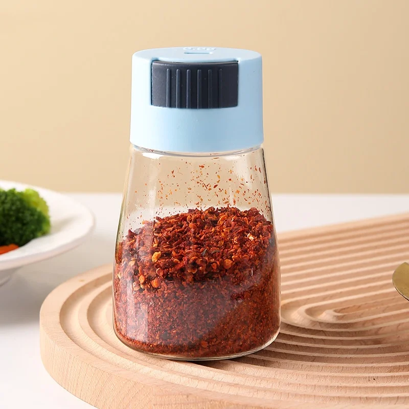 

1pcs Kitchen Push Salt Shaker Seasoning Shakers Leak-proof Moisture-proof Home Kitchen Multi-Functional Seasoning Organisers