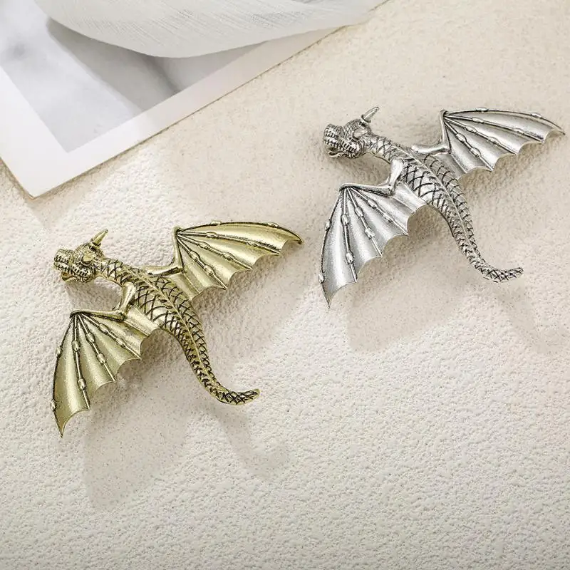 New Vintage Viking Dragon Hairpin Fashionable And Elegant Women's Retro Nordic Norwegian Style Hair Accessory Gift view 3