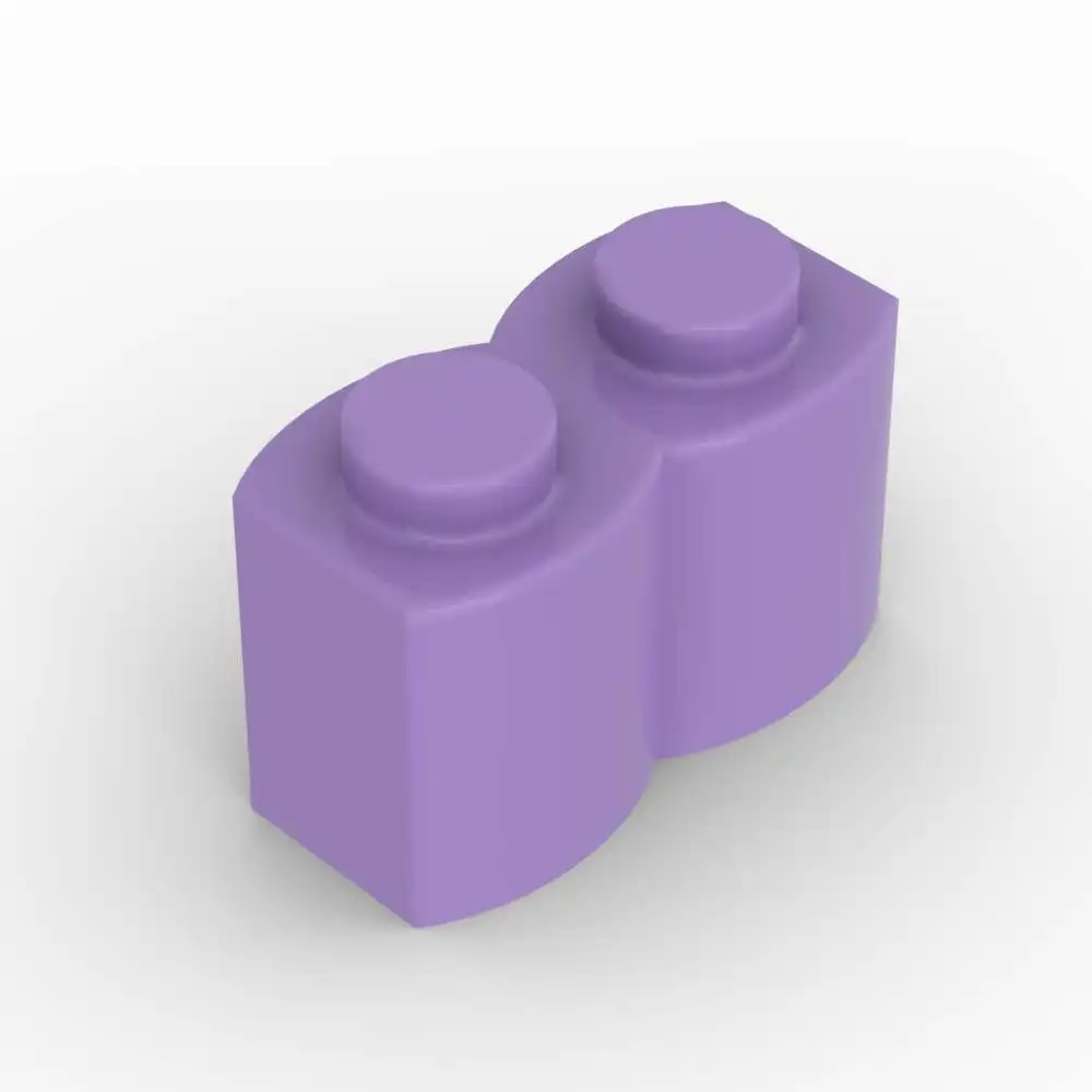 MOC 10PCS High-Tech Stacking 30136 With Log Profile Brick Modified 1x2 Building Block General Replaceable Toy Boys Holiday Gifts