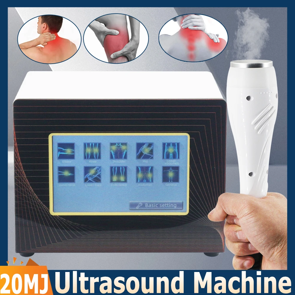 Physical Therapy Ultrasonic Massager 20MJ Relieving Muscle Pain Body Massage Health Care Ultrasound Body Therapeutic Instrument