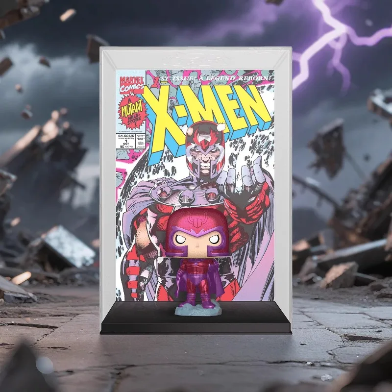 

Подлинная версия FUNKO POP Marvel Comic Cover: X-Men Magneto аниме украшение для рабочего стола модель игрушки Коллекционная модель