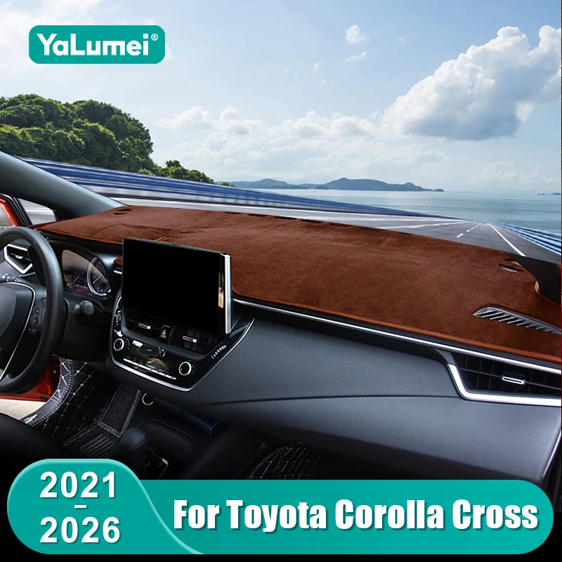 Für Toyota Corolla Cross XG10 2021 2022 2023 2024 2025 2026 Hybrid-Auto Armaturenbrett-Sonnenschutzabdeckung Rutschfeste Matte Zubehör