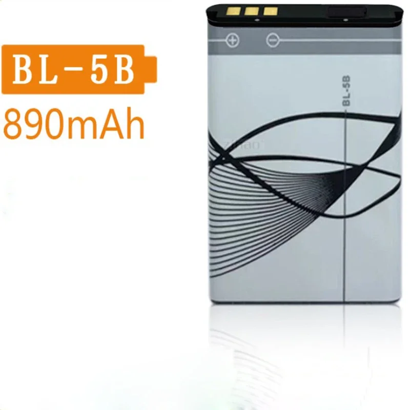 Batería para Teléfono BL-4C BL-5C BL-4UL BL-5B BL-5J Para Nokia 6100 6300 6260 6136S 2630 5070 C2-01 BL 4C BL 5C BL5C Batería 2