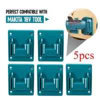5 Packs Tool Holder Dock Mount for Makita 18V Li-ion Drill Tools Holder, Hanger