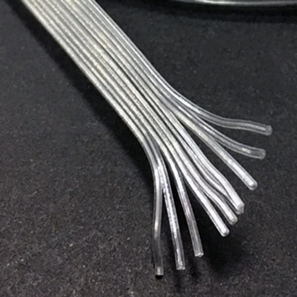 LED Harness Cable Wire Ultra-fine Transparent Cable 10pin PVC Insulated OD0.8mm for Chandelier/ Floor Lamp Dedicated/Table Lamp