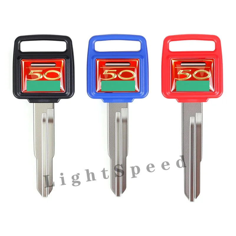 Llaves de motocicleta para Honda Key Dio 50th Anniversary Edition Little Turtle 24 27 28 34 35 52 54 mango de llave con