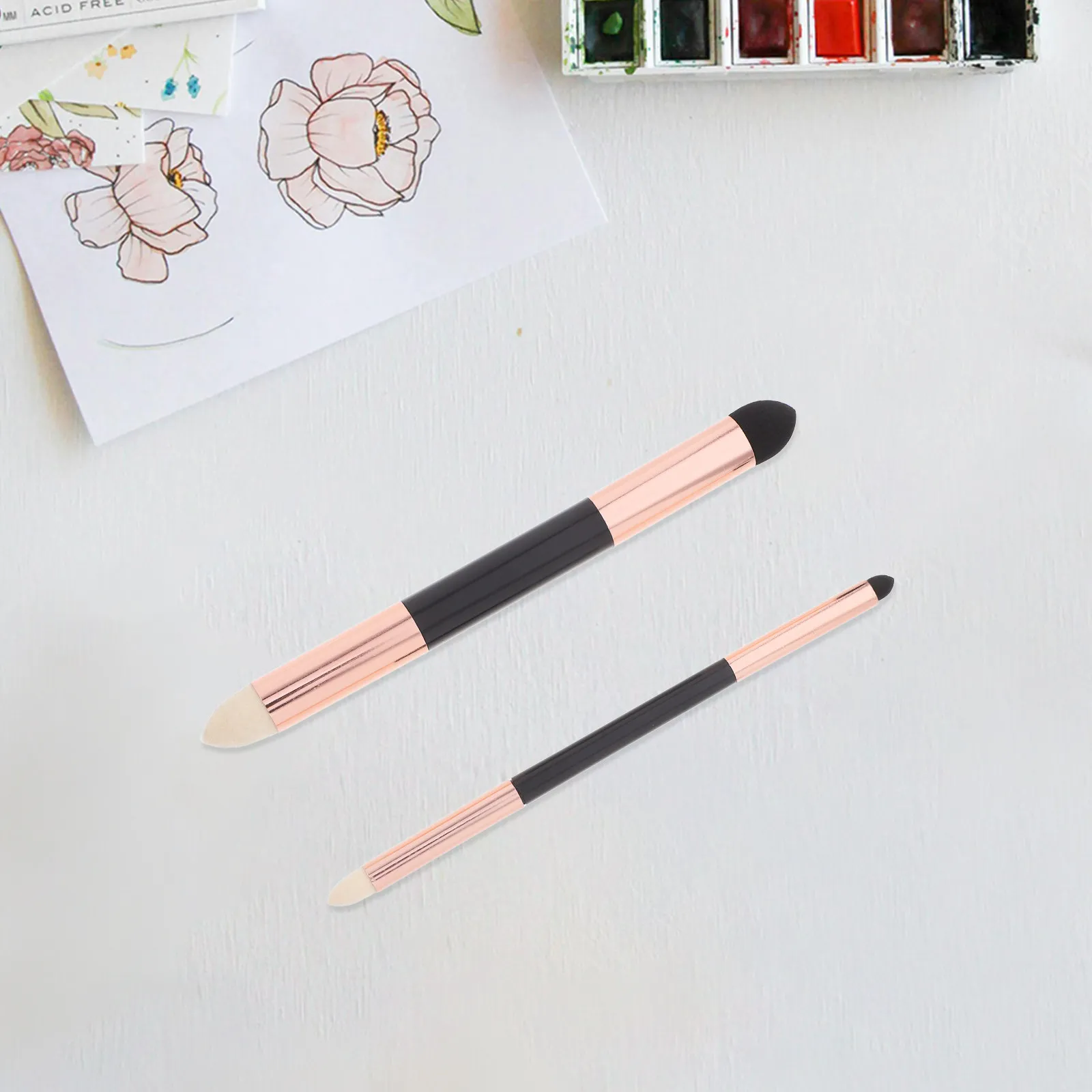 2Pcs Washable Sketching Blending Pen Double Ended Drawing Eraser Pen Smooth Shading Tool Artist Blenders for Illustration Art