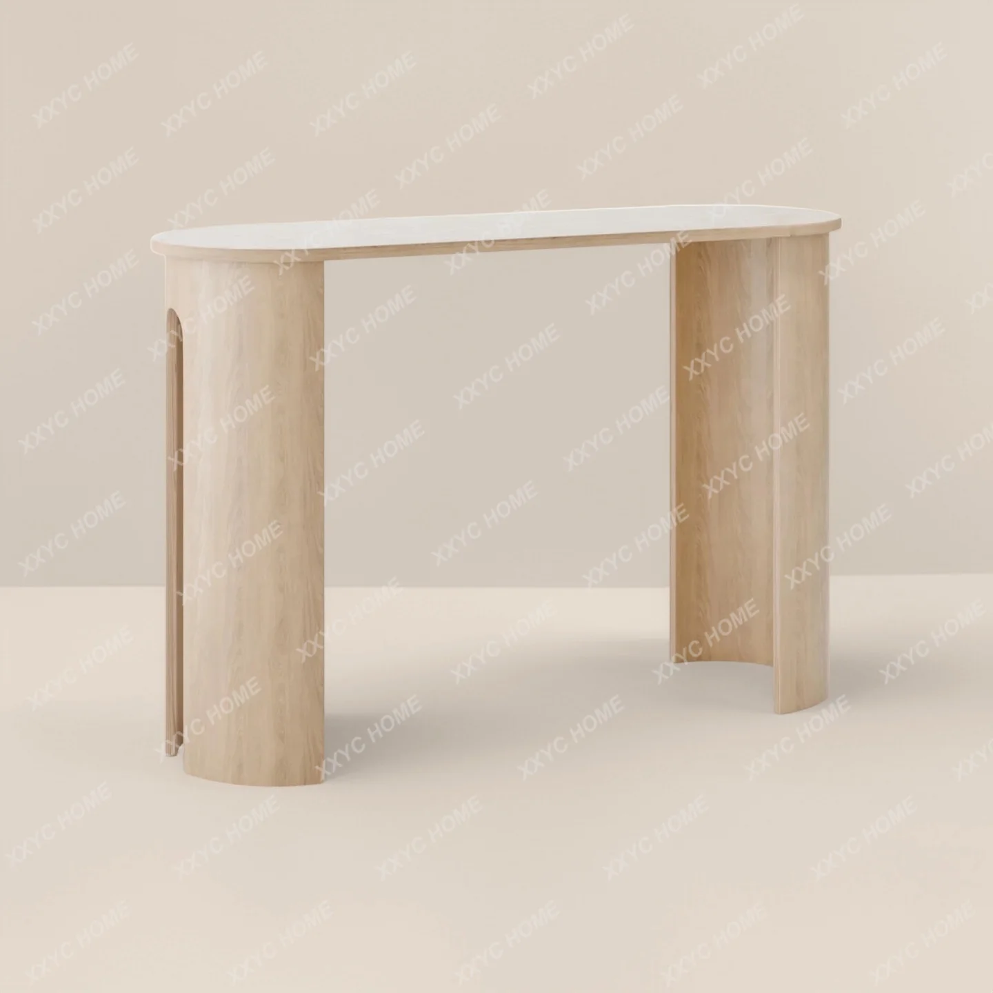 Modern simple solid wood entrance table household entrance hall entrance table living room against the wall strip case sofa back
