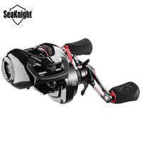 SeaKnight Brand SLARDAR Series 7.0:1 8.0:1 Dual-Bearing Brass Gear Baitcasting Fishing Reel 8-pin 10-level Magnetic Brake System