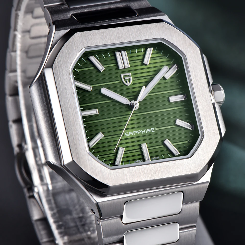 PAGANI DESIGN2025 Neue Herrenuhr Mechanische Quarz Herrenuhr TMI VH31 Uhrwerk AR Saphirglas Edelstahl Wasserdicht