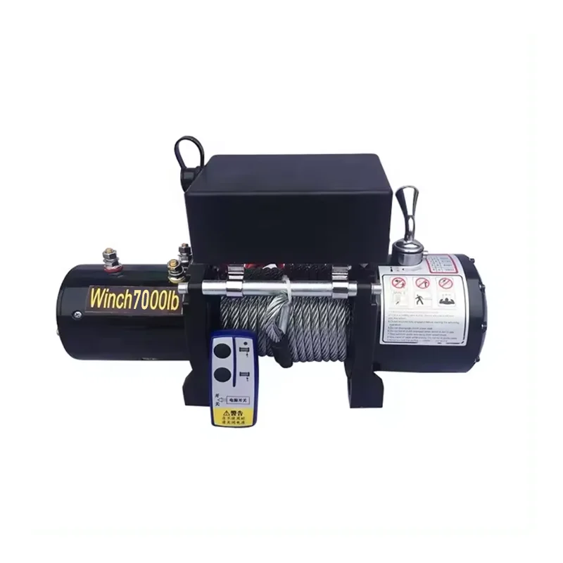 

2024 China Wholesale 13500 Lbs 4X4 Offroad 12V Car Electric Rope Winch 4 Ton Portable Electric Winch For Jeep