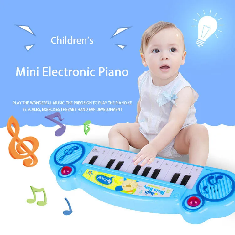 Mini Piano électronique pour enfants, Puzzle d'éveil, enseignement, Instrument de musique, jouet, dessin animé, peut être joué, cadeau pour enfants