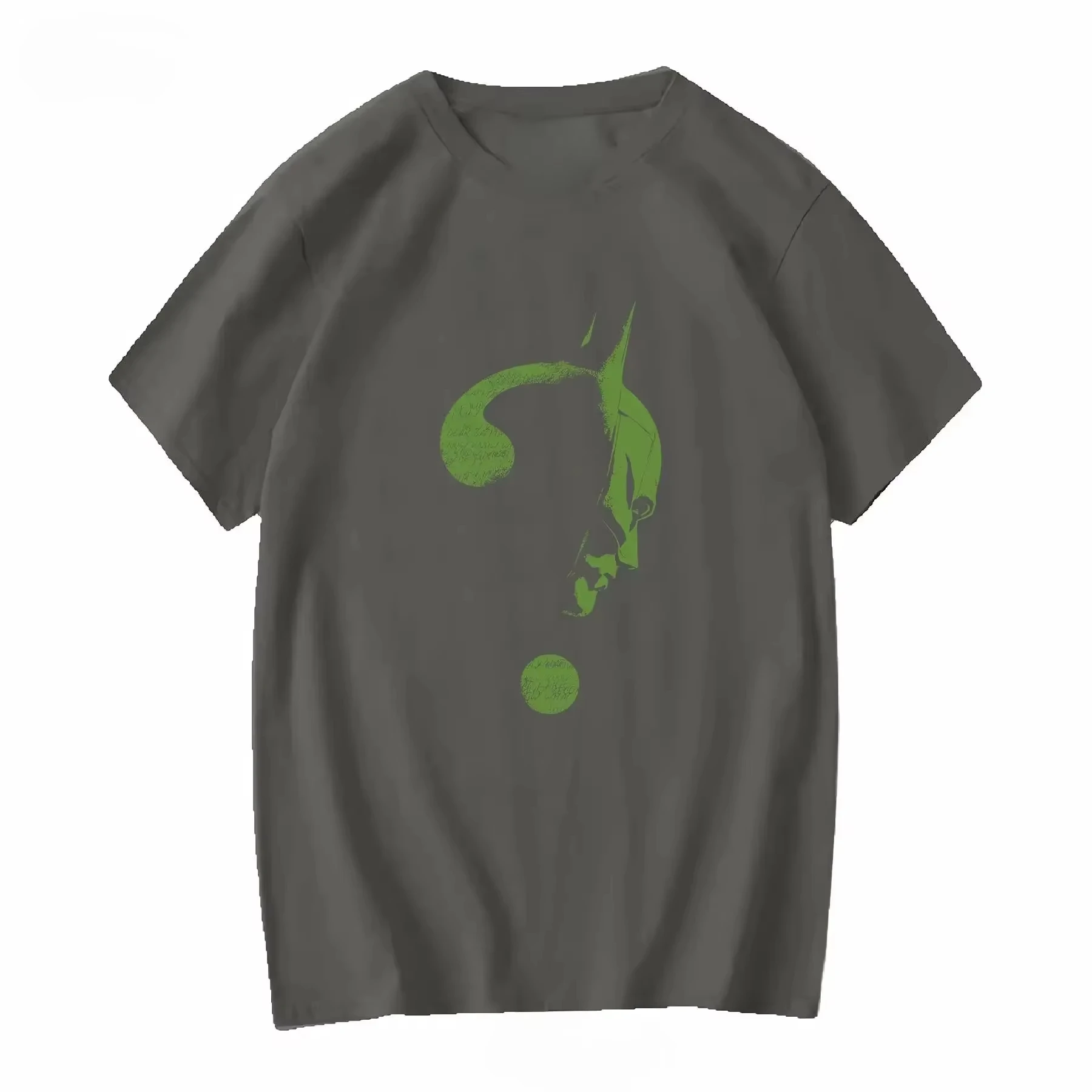 RIDDLER GLOW IN THE DARK LOGO Front Print Top for Everyday Wear Stylish Fashion Streetwear Soft