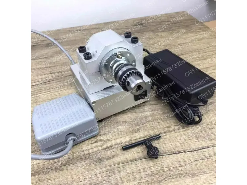 8000RPM DIY Floating Polishing Machine 24V DC Mini Electric Lathe Adjustable Fishing Float Body Tail Paint