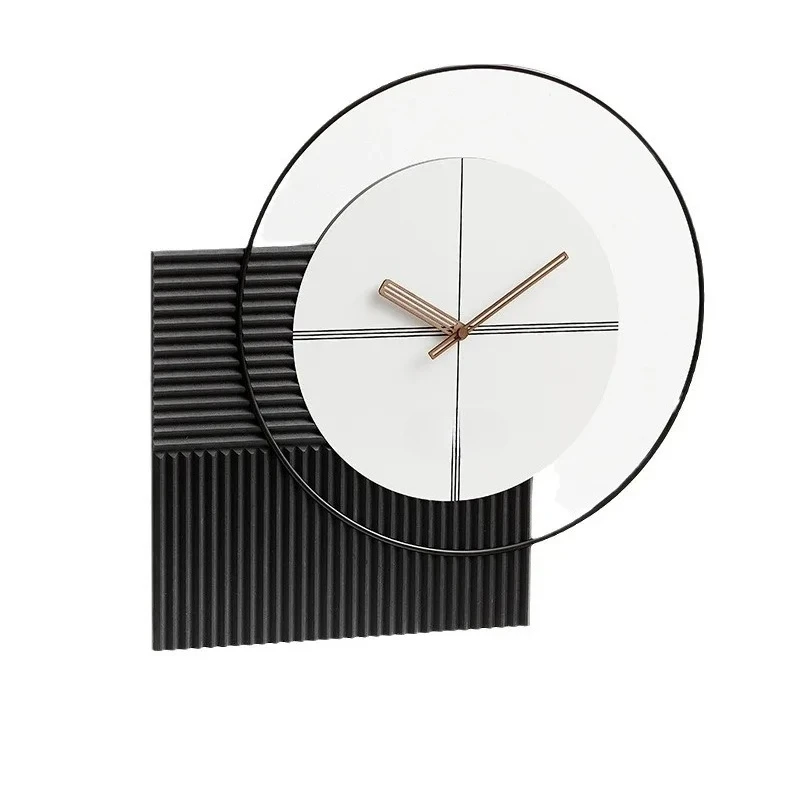 

Nordic style clock wall clock creative background wall pendant decorative art modern clock wall hanging