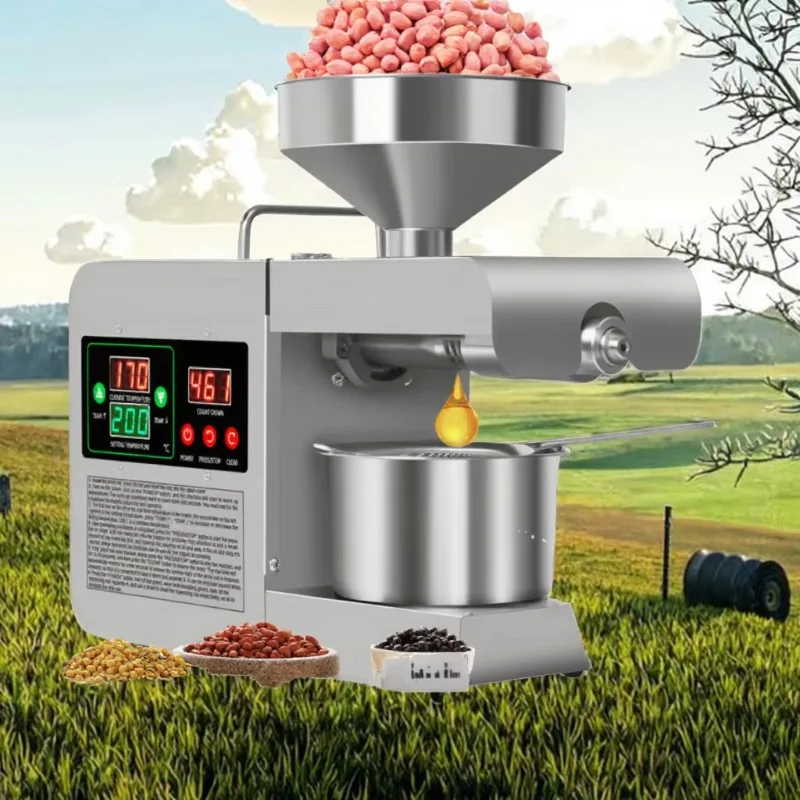 Commerciële automatische mini-oliepersmachine Grote korting op koude pers zonnebloem- en palmolie-extractor voor industrieën