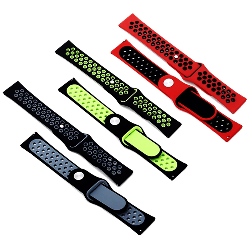 22mm Colorful Soft Silicone Sport Strap For Garmin Forerunner 745 Bracelet For Forerunner 965 265 255 Music/Vivoactive 4/VENU 2