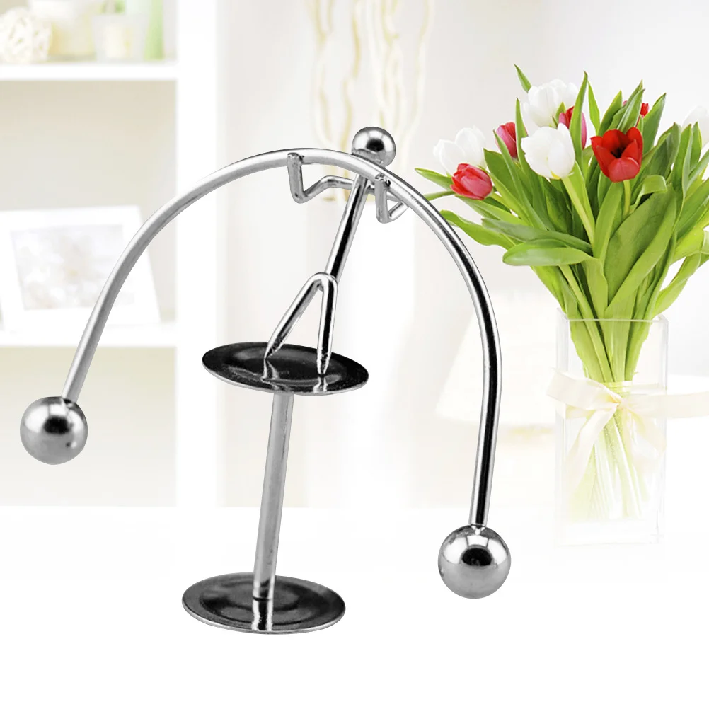 

Balance Small Rotate Balance Ornament For Home Bar Party Decor Stainless Steel Decoration Smooth Surface