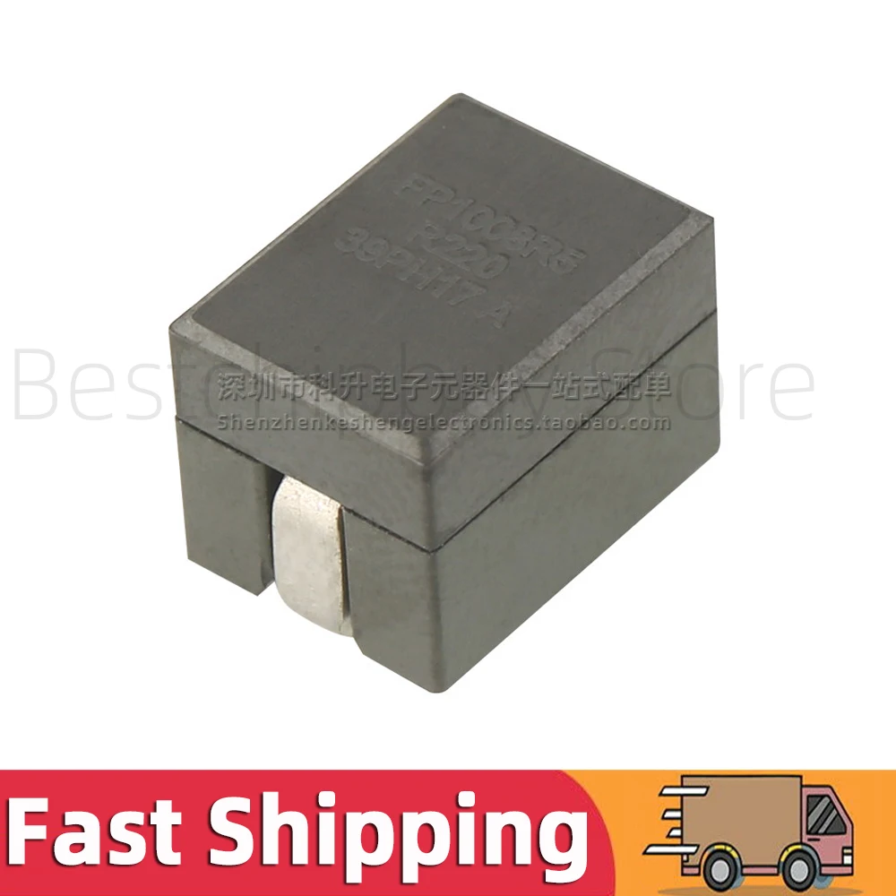 5pcs FP1008R5‑R220‑R R220 SMD Power Inductor 220nH 0.22UH 58A Shielded Inductor ±10% DCR 0.17mΩ High Current 10.8×8.0×8.0mm