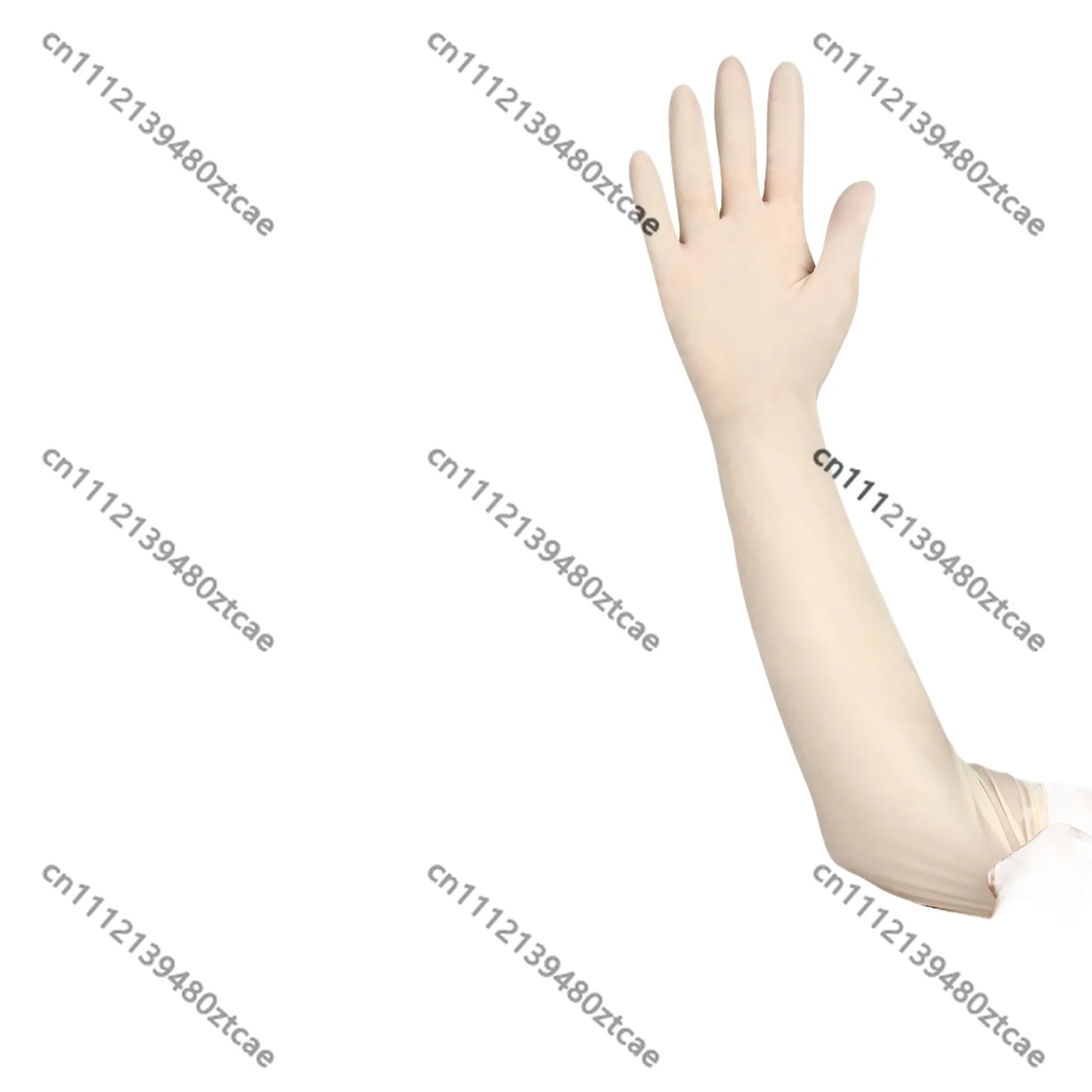 Disposable Sterile Elbow Length Rubber Surgical Gloves Matte Surface Independent Packaging Medical Protective Gloves