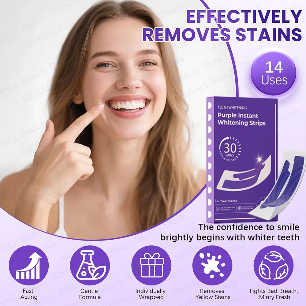 Bandelettes blanchissantes vio - Teeth Whitening At Home avis et prix